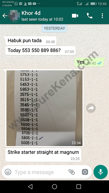 whatsapp hantar loteri 4d menang kes