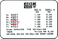 Magnum 4d jackpot result 4th prize - 23 Sep 2009