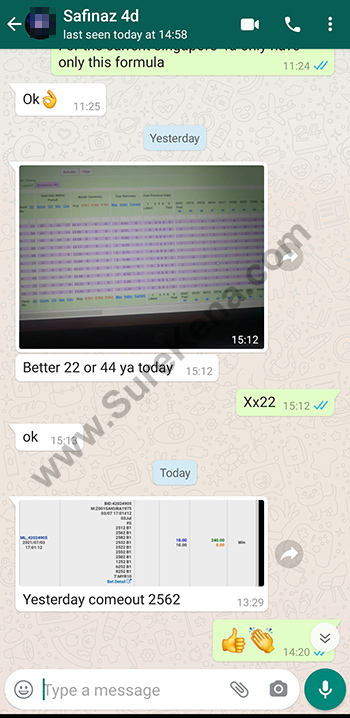 whatsapp lottery 4d win ticket